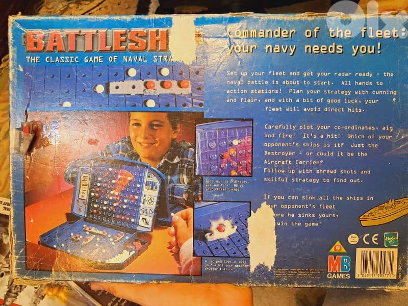 Original Hasbro Battleships battle ships board game 8