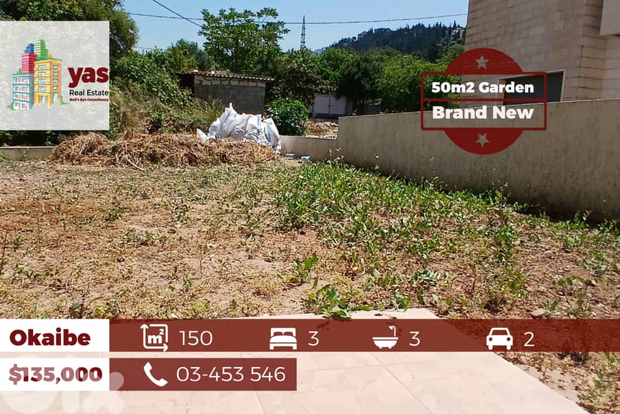 Okaibe 150m2 | 50m2 Garden | Brand New | Private Street | ABA | 0