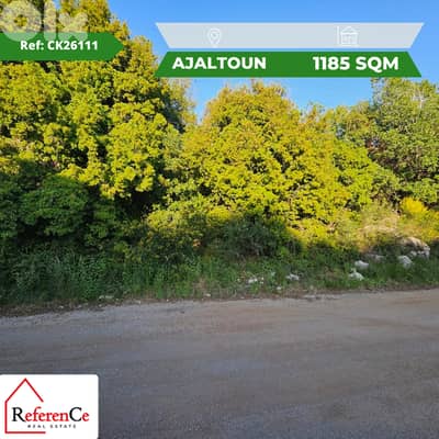 Land in Ajaltoun for sale طعة أرض مميزة في عجلتون