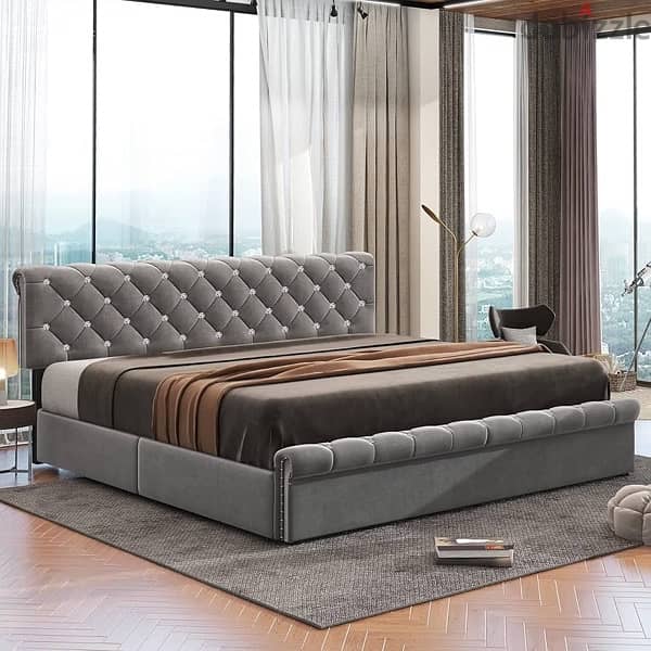 grey bed 1