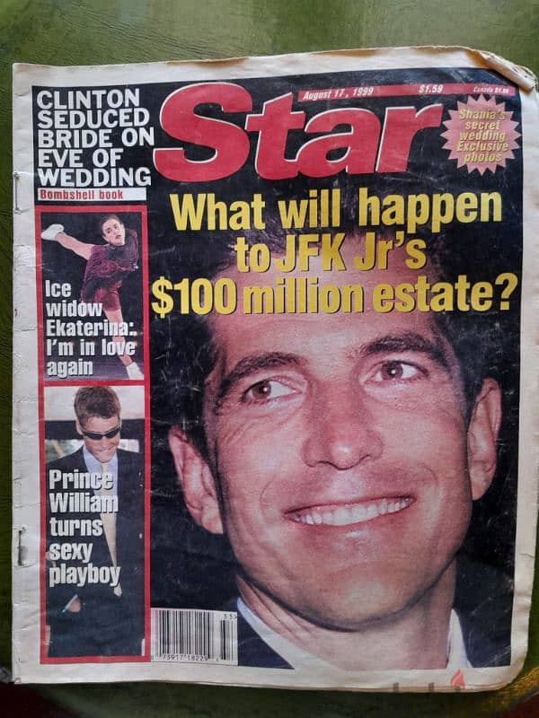 Vintage Star Magazine, August 17, 1999, John F. Kennedy, Jr. 0