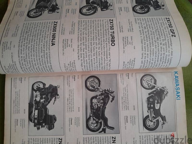 CYCLE MAGAZINE 1985 BUYERS GUIDE YAMAHA HONDA KAWASAKI Vintage 1