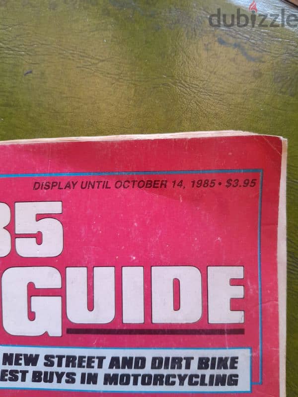 CYCLE MAGAZINE 1985 BUYERS GUIDE YAMAHA HONDA KAWASAKI Vintage 10