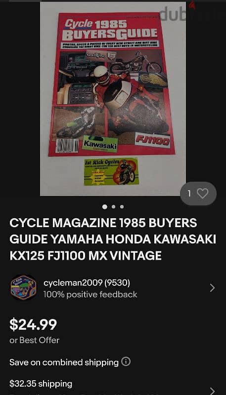 CYCLE MAGAZINE 1985 BUYERS GUIDE YAMAHA HONDA KAWASAKI Vintage 2