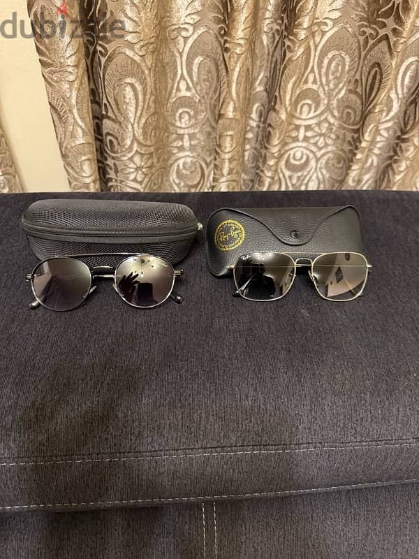 rayban silver made in italy and cartier used 2 month 2