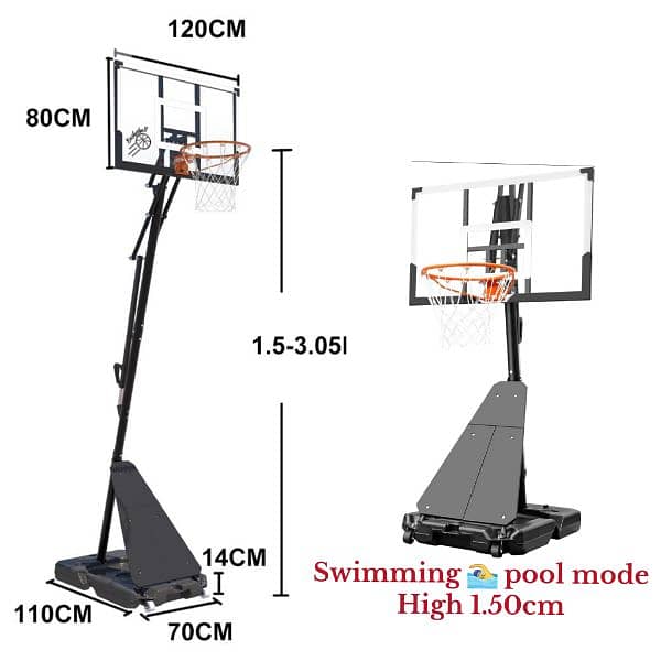 Now 230$ before 380$ hoop basketball stand 0