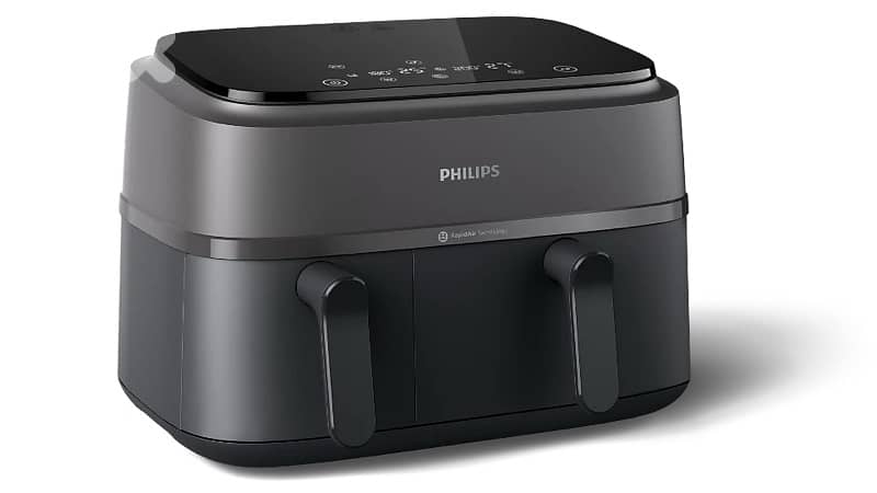 Philips, 3000 Series, 9L 1.5KG Dual Basket Air Fryer 0