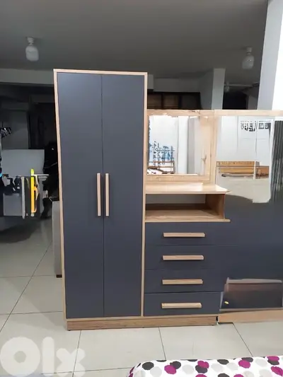 wood closet