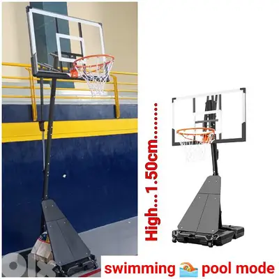 Now 230$ before 380$ hoop basketball stand (swimming pool mode)