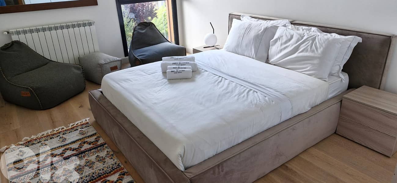 Cozy 3 Bedroom Chalet with Garden in Tilal Faqra 9