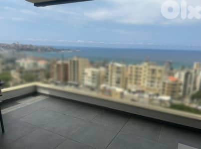 LUX Duplex+open Sea view for sale in Haret Sakher -دوبلكس في حارة صخر