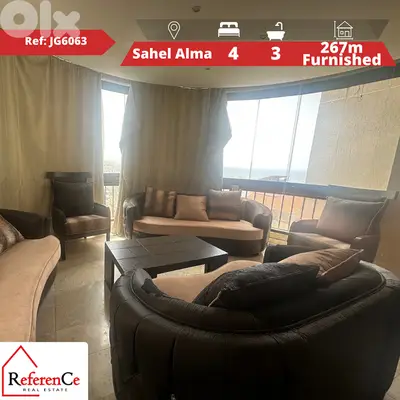 Prime furnished apartment in Sahel Alma شقة مفروشة برنس في ساحل علما