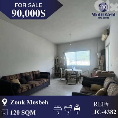 JC-4382 / Apartment for Sale in Zouk Mosbeh, شقة للبيع في زوق مصبح