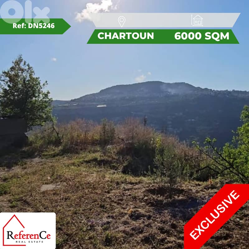 EXLUSIVE prime Land for sale in Chartoun أرض مميزة للبيع في شارتون ...