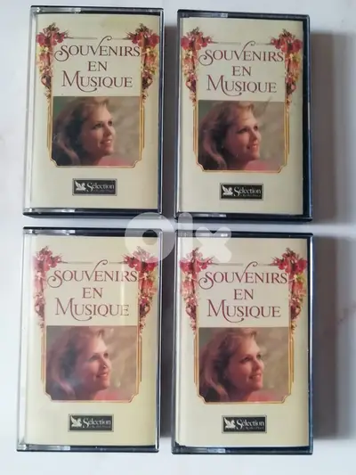 Souvenirs en musique 4 cassettes (music of the songs only)
