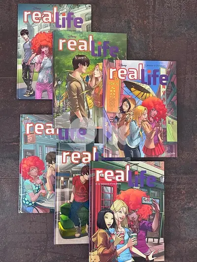 BD Réal Life. 6 volumes  like new