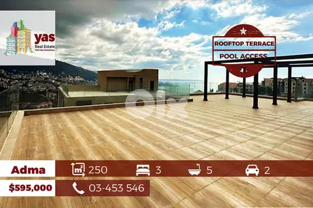 Adma 250m2 | Rooftop Terrace 240m2 | Panoramic Sea View | PA |