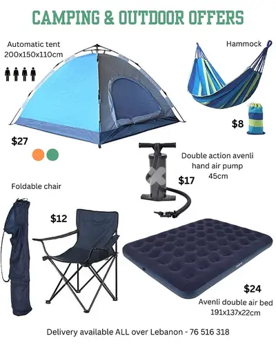 camping and outdoor gear