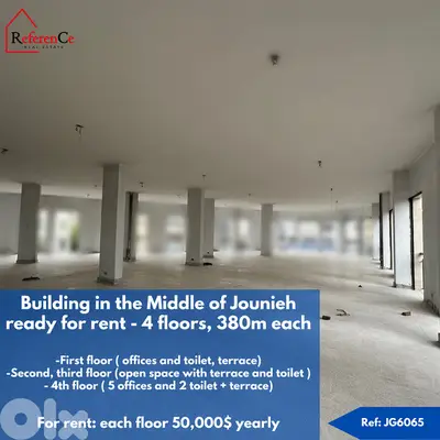 Commercial building in Jounieh for rent مبنى تجاري للإيجار في جونيه