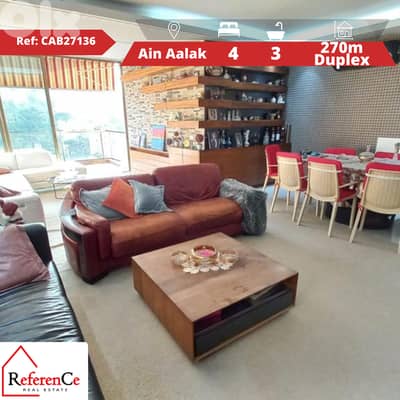 Spacious Duplex in Ain Aalak for sale دوبلكس واسع للبيع في عين علق