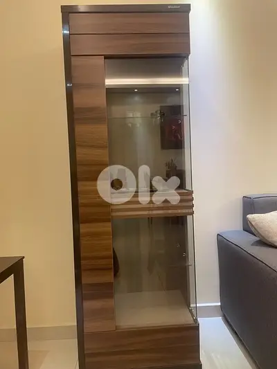 modern display cabinet. excellent condition