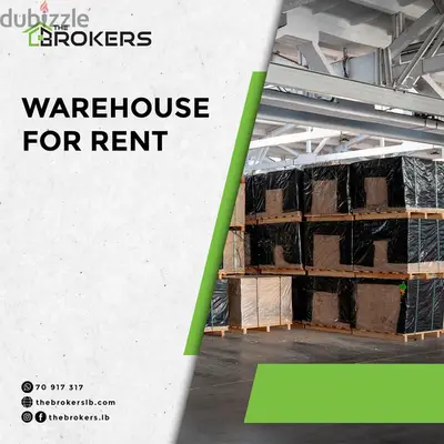 Warehouse for Rent in Hazmiyeh   مستودع للايجار في الحازمية