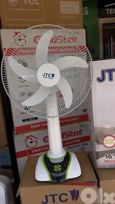 JTC 16” Rechargeable Fan JTC 16” Rechargeable Fan