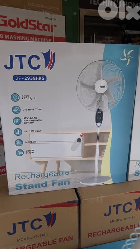 JTC 18” Rechargeable Fan 3