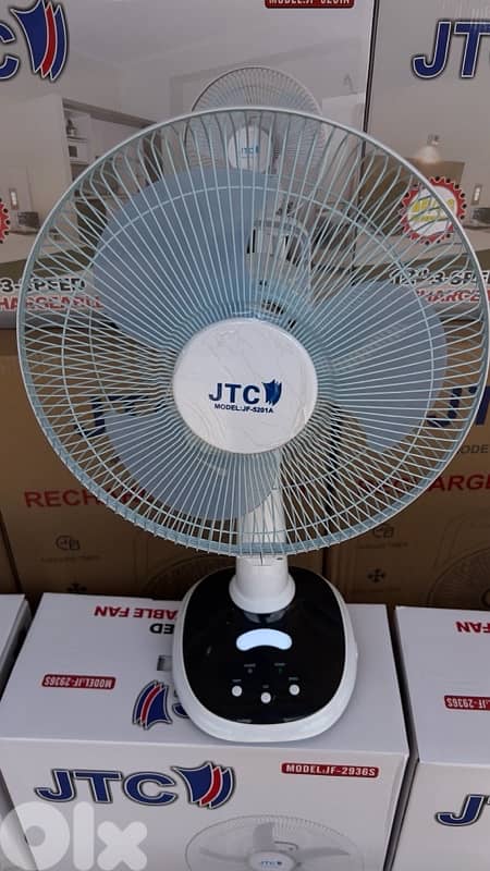 JTC Rechargeable Stand Fans starting 60$ 2