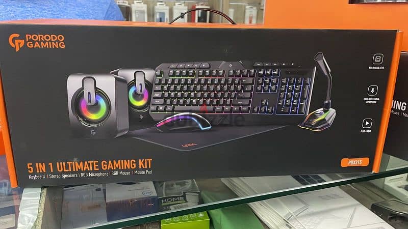 Porodo Gaming 5in1 Ultimate Gaming Kit pdx215 50$ 0