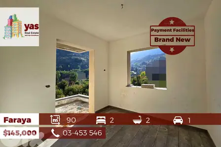 Faraya 90m2 | Brand New | Mountain View | Payment Facilities | DA |