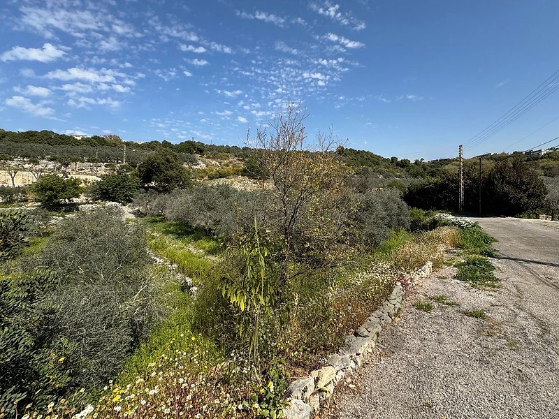 980 m2 land + open view for sale in Rihani - Jbeil - الريحاني - جبيل
