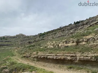 6000 m2 land + open mountain view for sale in Hrajel - حراجل
