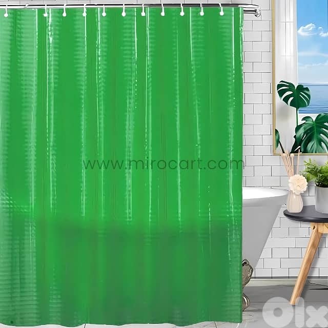 Textured 3D Shower Curtain – Realistic Water Cube Design, 180x180cm 1
