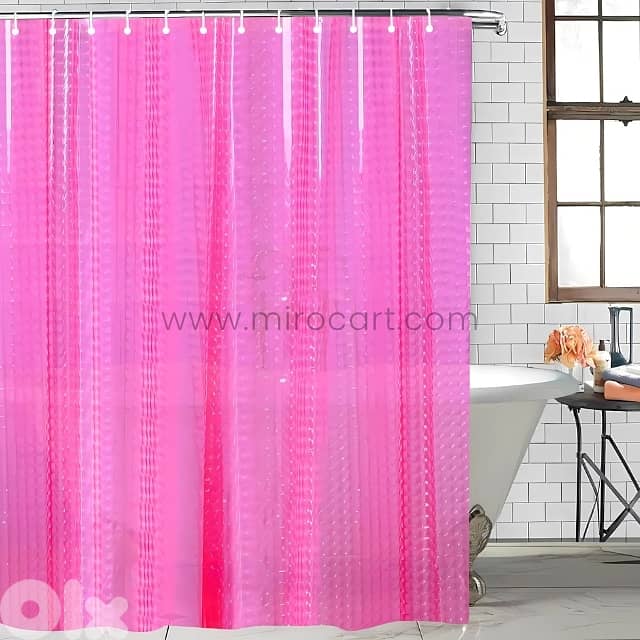 Textured 3D Shower Curtain – Realistic Water Cube Design, 180x180cm 9