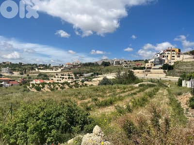 zahle dhour land 1300 sqm for sale panoramic view #6615