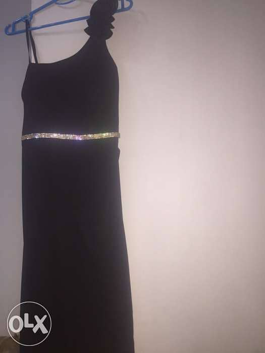 long black dress- Prom dress- Robe- Graduation 2
