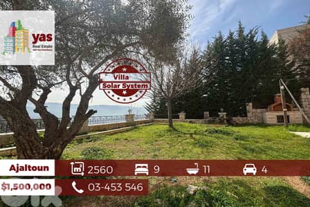 Ajaltoun 2560m2 | Garden/Terraces | Super Prime Location | Open View | Ajaltoun 2560m2 | Garden/Terraces | Super Prime Location | Open View |