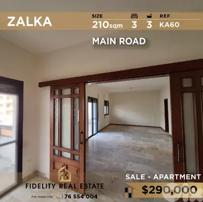 Apartment for sale in Zalka KA60 شقة للبيع في الزلقا