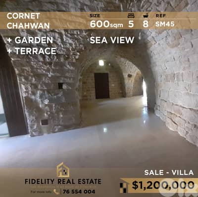 Villa for sale in Cornet Chahwan SM45 فيلا  للبيع في قرنة شهوان