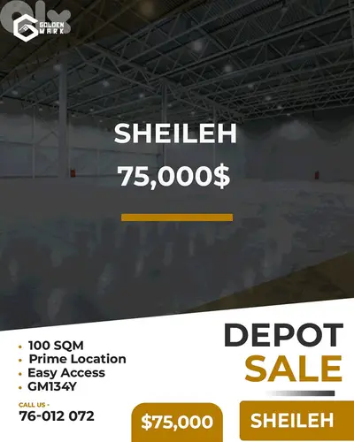 GMK134YAJ - Depot for sale in Sheileh - مستودع للبيع في سهيلة