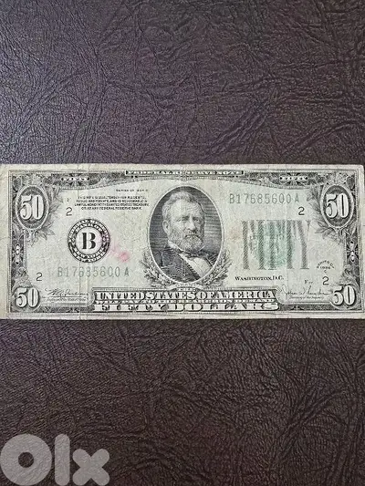 50 dollars 1934 C