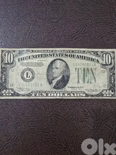 10 dollars series 1934 A