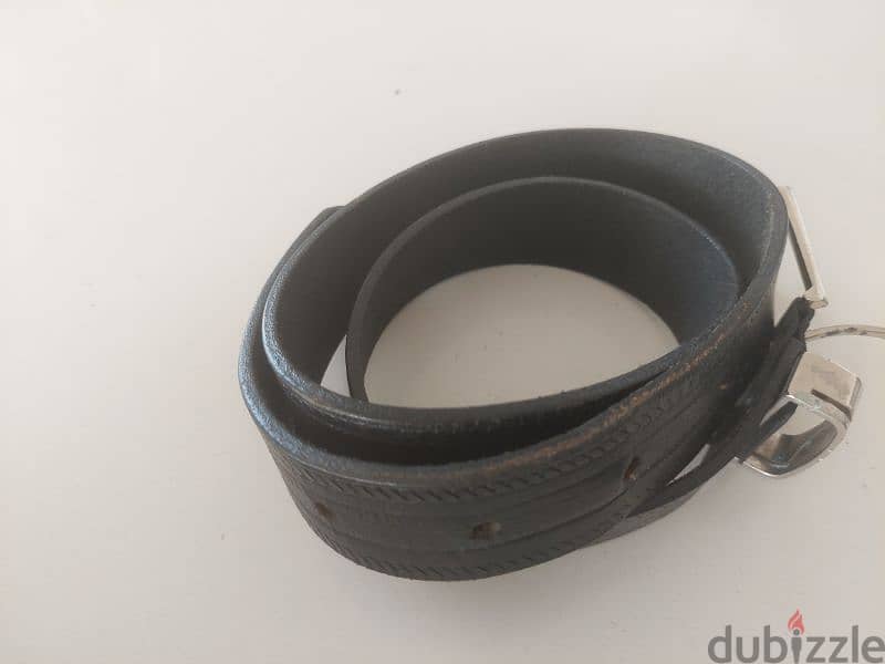 Black belt cow leather 1