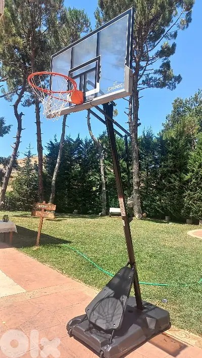 Now 330$ movable hoop basketball (spalding)