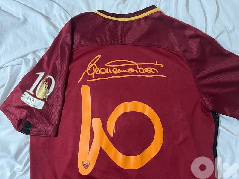 Totti retirement ac roma home jersey 1