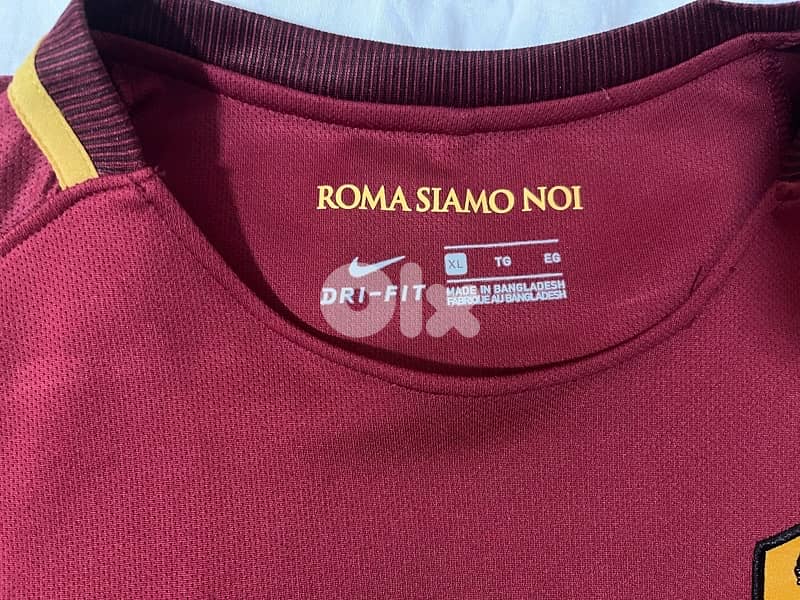 Totti retirement ac roma home jersey 2