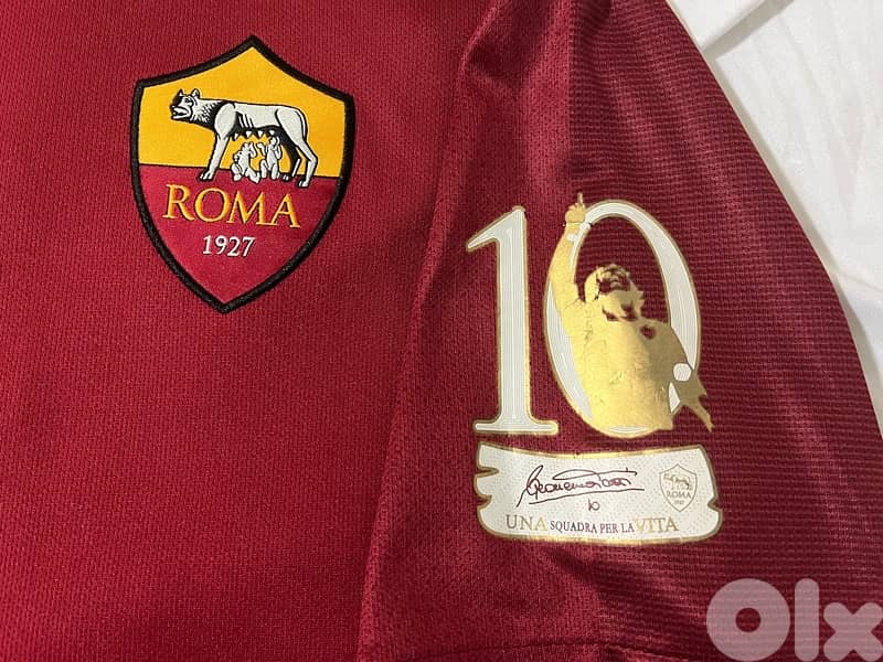 Totti retirement ac roma home jersey 4