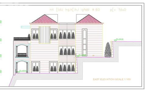 890 Sqm | Prime location land for sale in Beit Meri / نبع السعادة