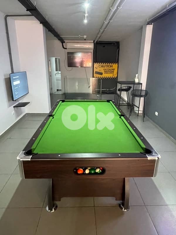Pool table billiard 8ft mdf 1